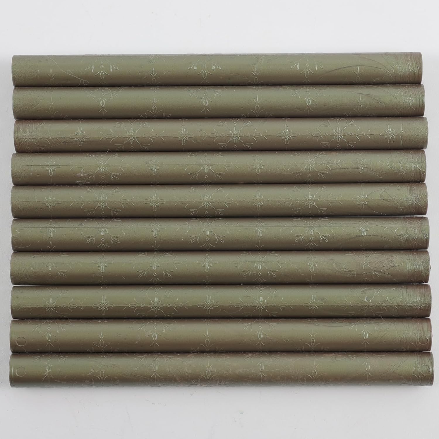 10 varillas de cera para pistola de pegamento, sello de cera, fácil de derretir para pistola de pegamento de 0.43 pulgadas (10, azul caracol)