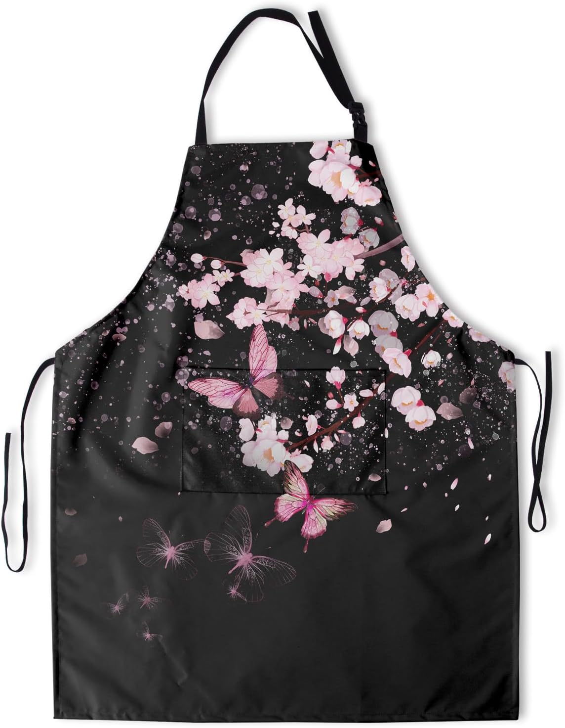 DZGlobal Delantal de animales con bolsillos, delantales de cocina para mascotas, delantales para cocinero, baberos artísticos, delantales para aseo,