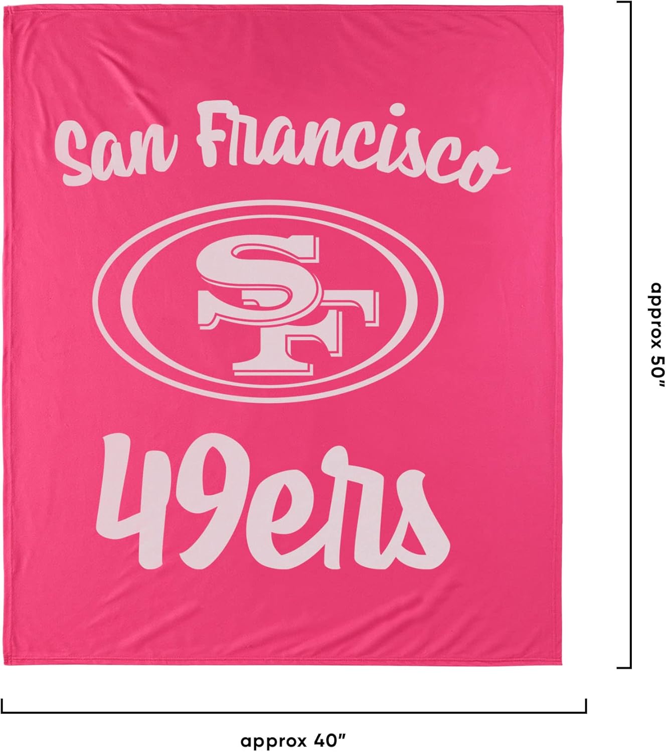 FOCO NFL – Unicornio de felpa con logotipo del equipo de la NFL, unisex, para adolescentes