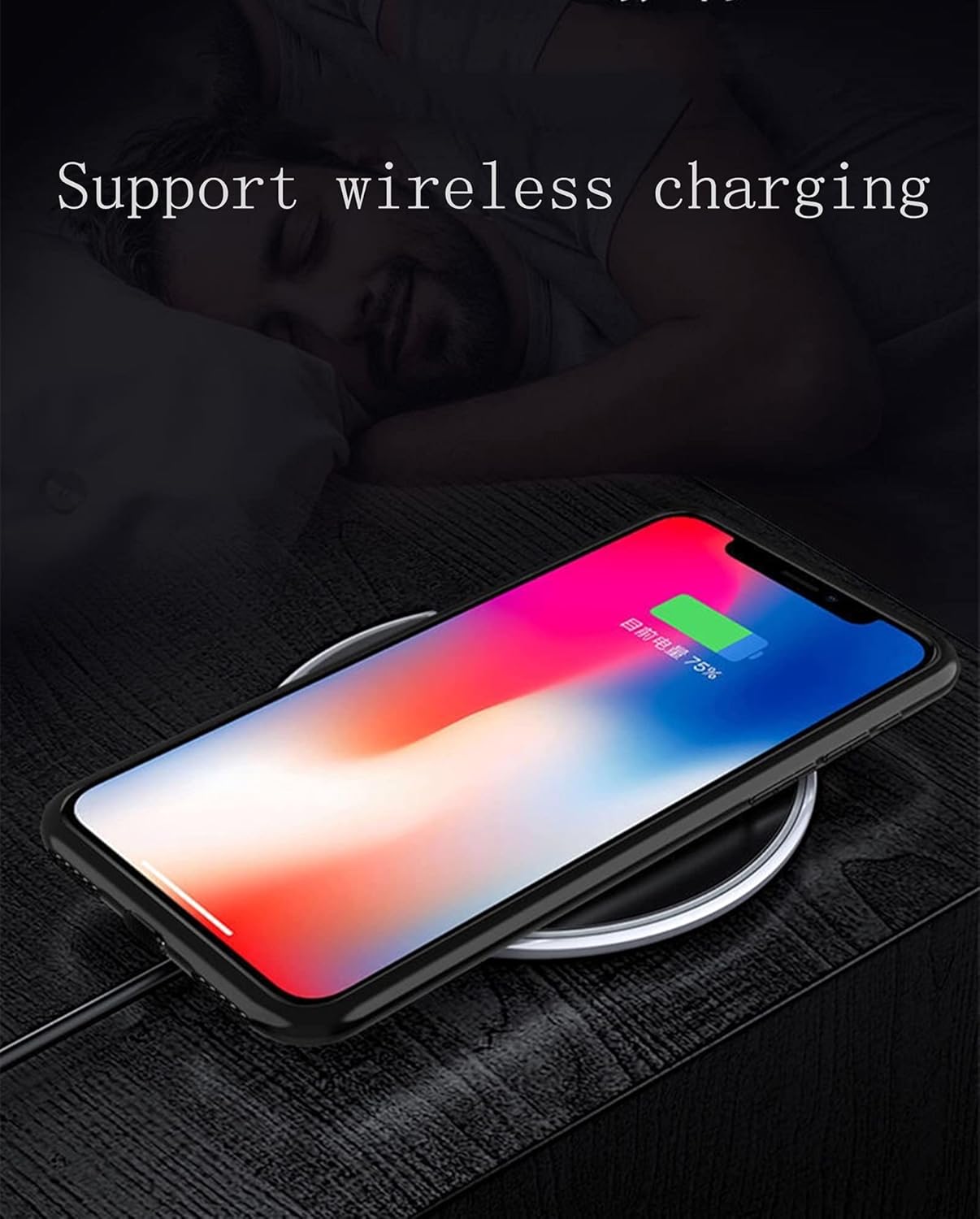 Funda con luz LED compatible con iPhone 12ProMax, cubierta trasera de vidrio templado brillante a prueba de golpes, para mujeres geniales y hombres