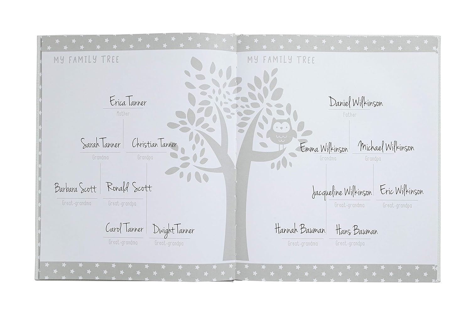 Kate & Milo Babybook y bloc de tinta, recuerdo de bebé neutro en cuanto al género, momentos importantes del primer año del bebé, gris