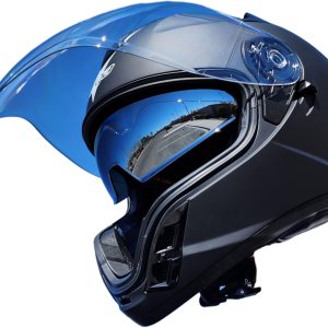Vega Air GPX – Casco de cara completa, negro mate, talla M Vega Air GPX – Casco de cara completa, negro mate, talla M
