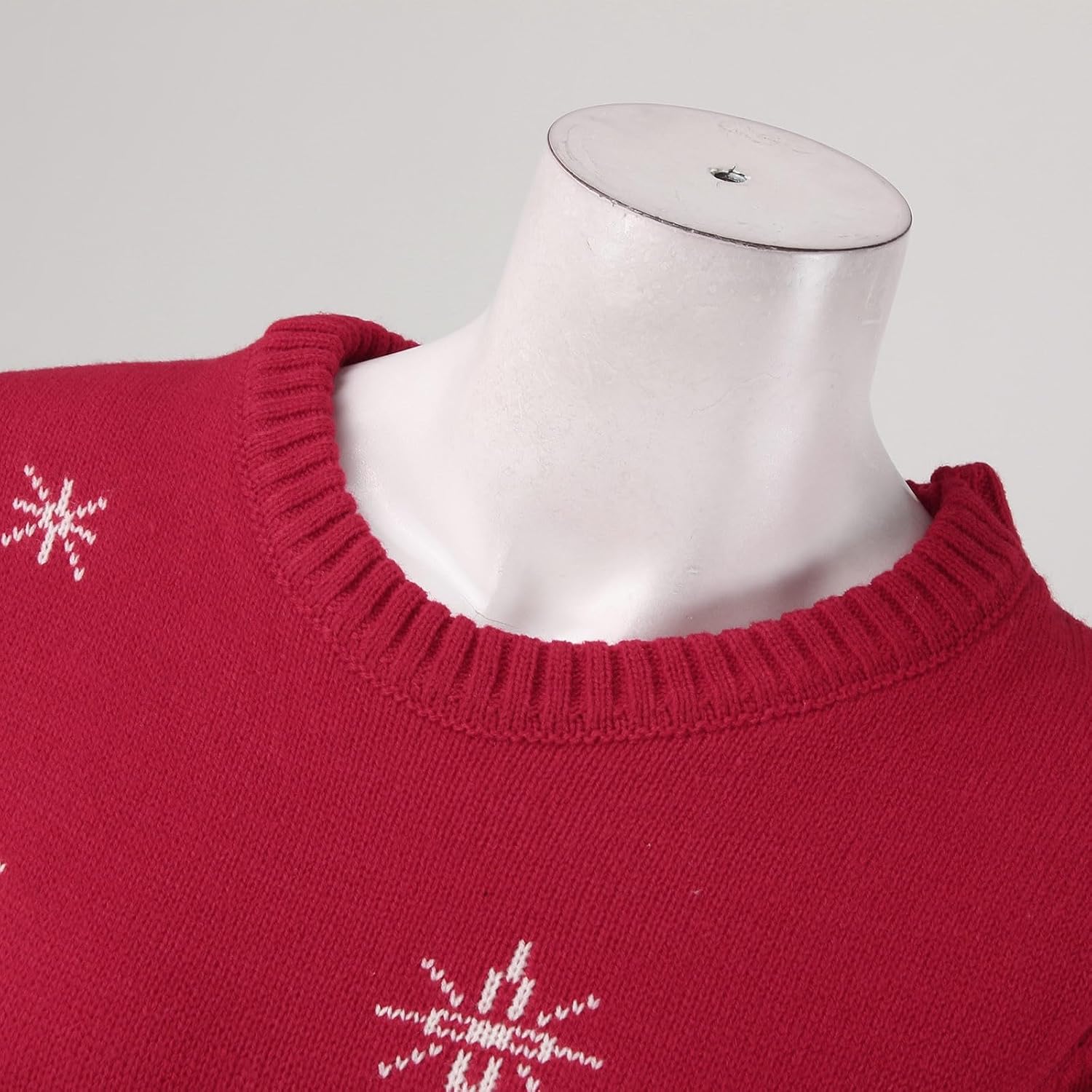 Suéter de Navidad para mujer, suéter de Navidad, muñeco de nieve, para fiesta, invierno, cálido, de manga larga, cuello redondo, sudadera de punto