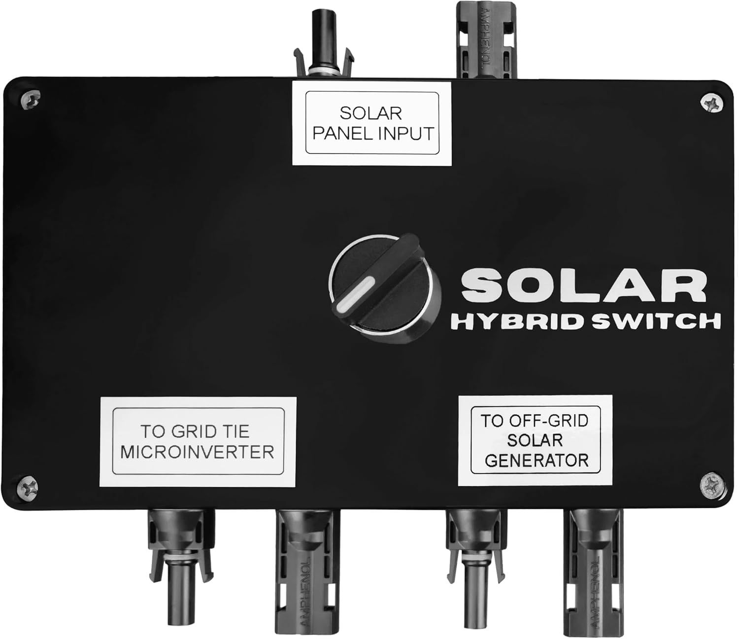 Interruptor híbrido solar – Interruptor de red de encendido y apagado para cualquier panel solar, fabricado en Estados Unidos por Gridless
