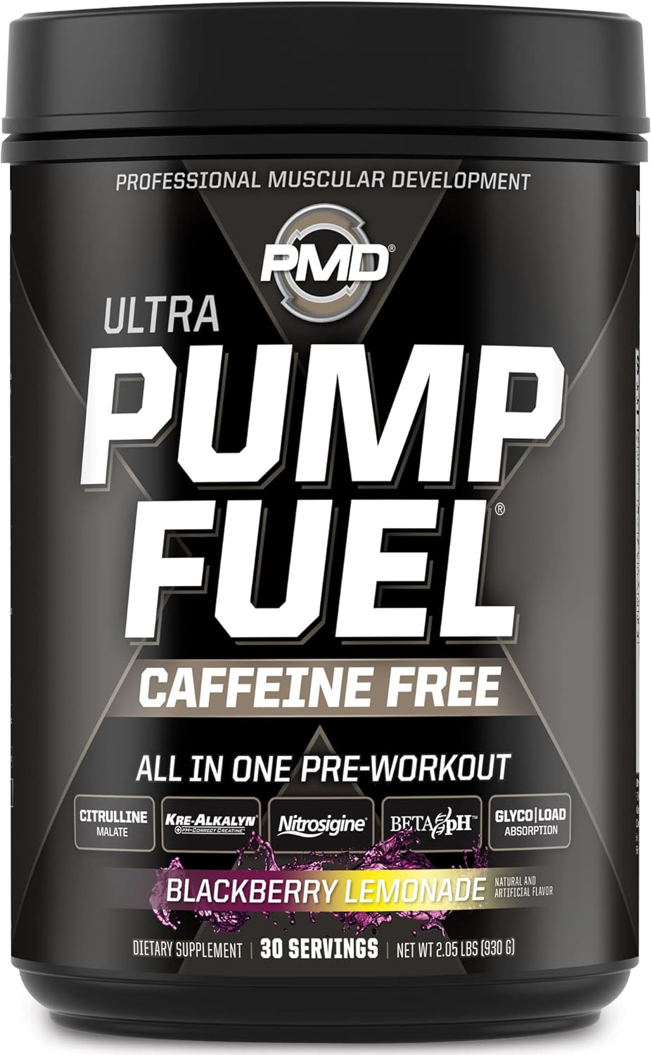 PMD Sports Ultra Pump Fuel Fuel – Mezcla de bebida para antes del entrenamiento, energía, fuerza, resistencia, recuperación de carbohidratos