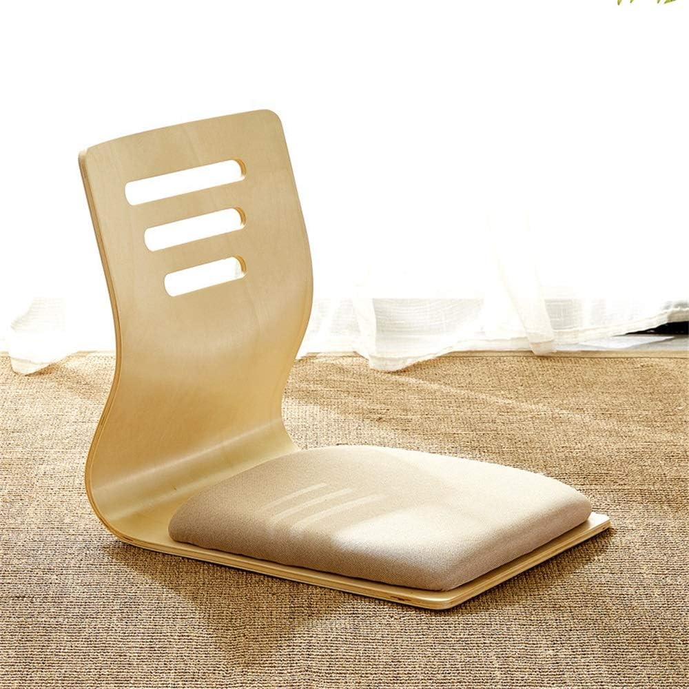 ZRRtables Asientos coreanos japoneses Zaisu Silla Muebles de sala de estar Asiático Tradicional Tatami Piso Silla sin piernas Asiento