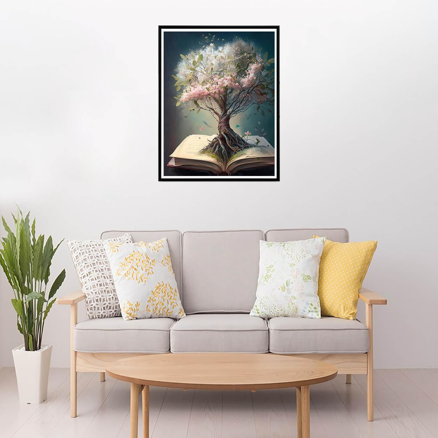 Cuneai – Kit de pintura de diamante 5D para manualidades, pintura redonda por números, bordado de cristal, punto de cruz para decoración de pared