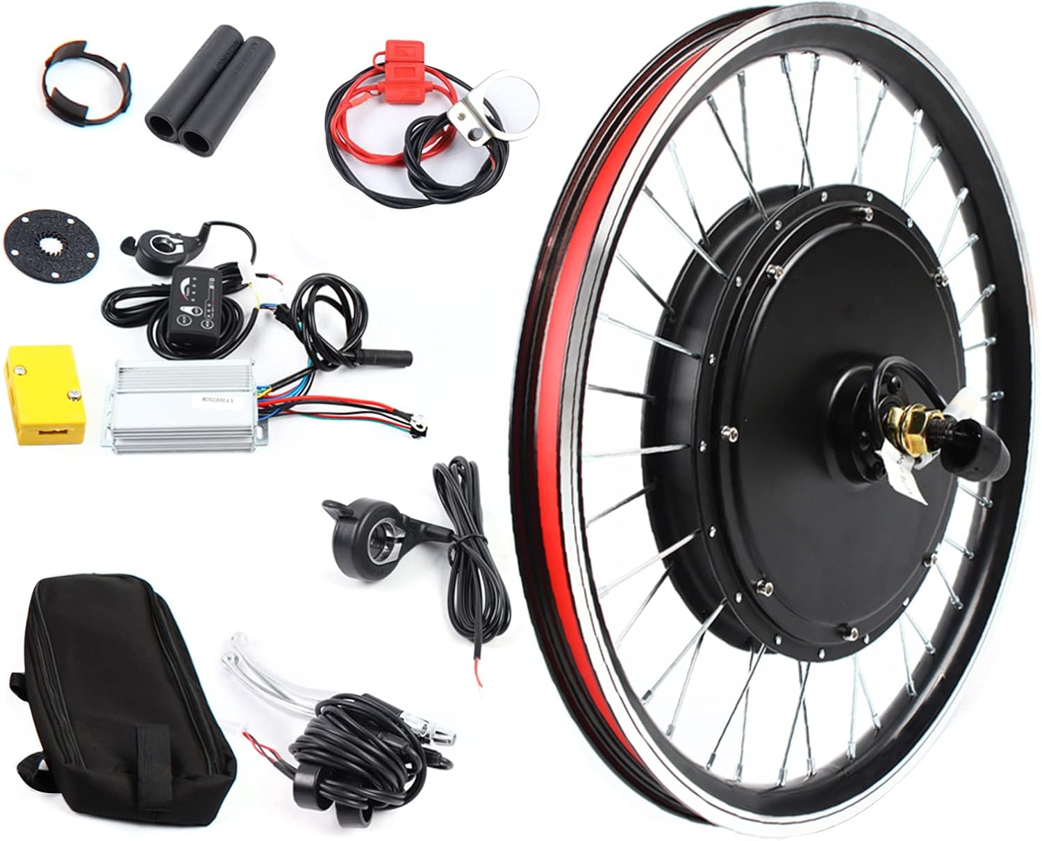 Kit de motor de bicicleta eléctrica, 48 V, 1000 W, 36 V, 250 W350 W, kit de conversión de bicicleta eléctrica para rueda delanteratrasera, kit de