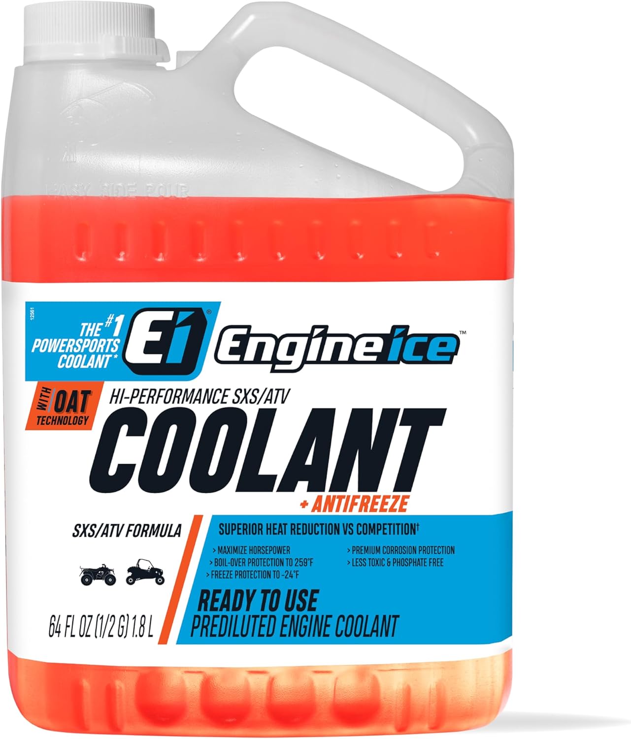 Engine Ice Refrigerante SXSATV de alto rendimiento + anticongelante 0.5 gal