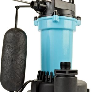 Little Giant 505702 Bomba de sumidero automática de aluminio de 115 voltios, 2100 GPH, 14 HP con interruptor de flotador de acción rápida y cable de Little Giant 505702 Bomba de sumidero automática de aluminio de 115 voltios, 2100 GPH, 14 HP con interruptor de flotador de acción rápida y cable de