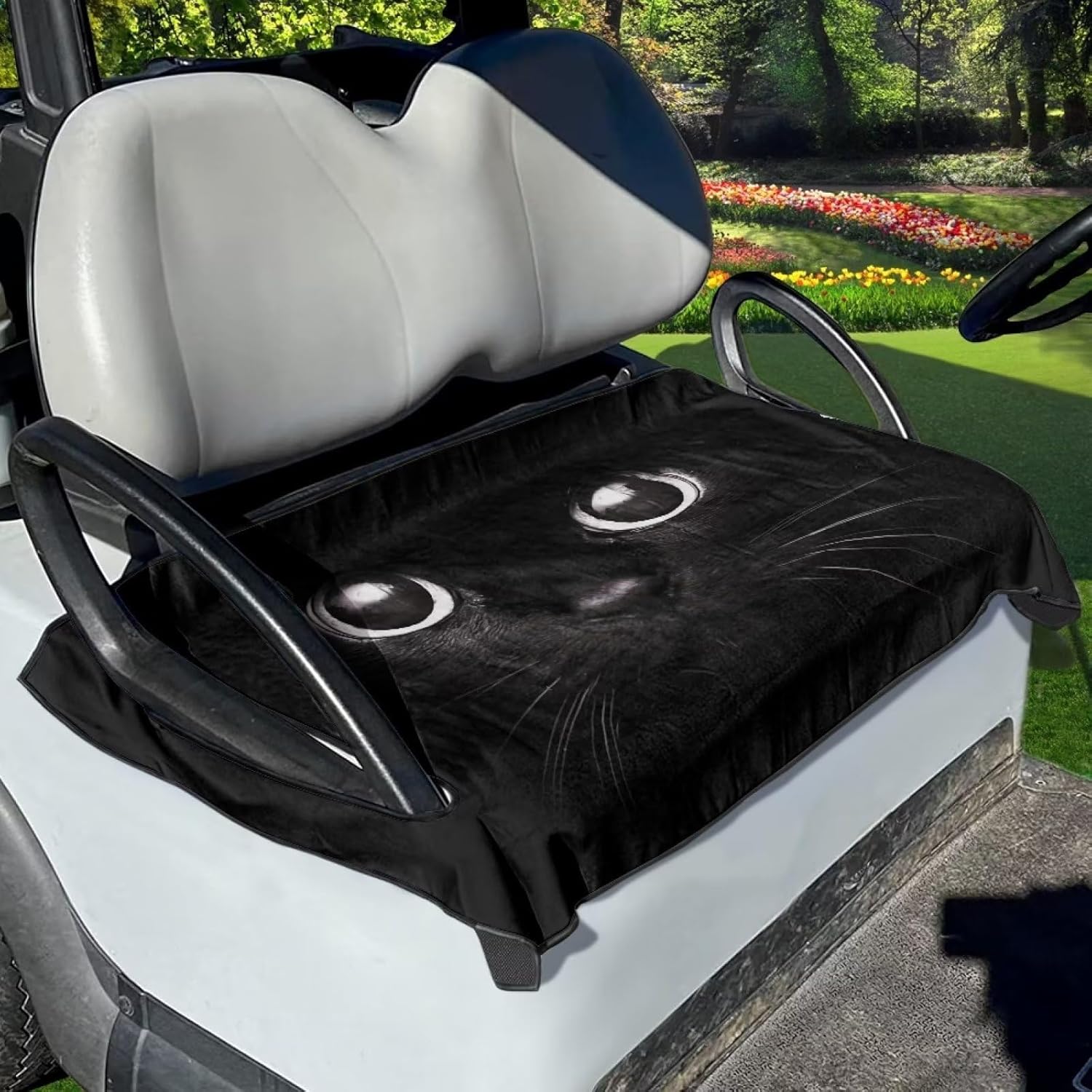 Fundas de asiento de carrito de golftoalla de asiento, cojines de asiento de carrito de golf transpirables, manta de golf, accesorios de coche para