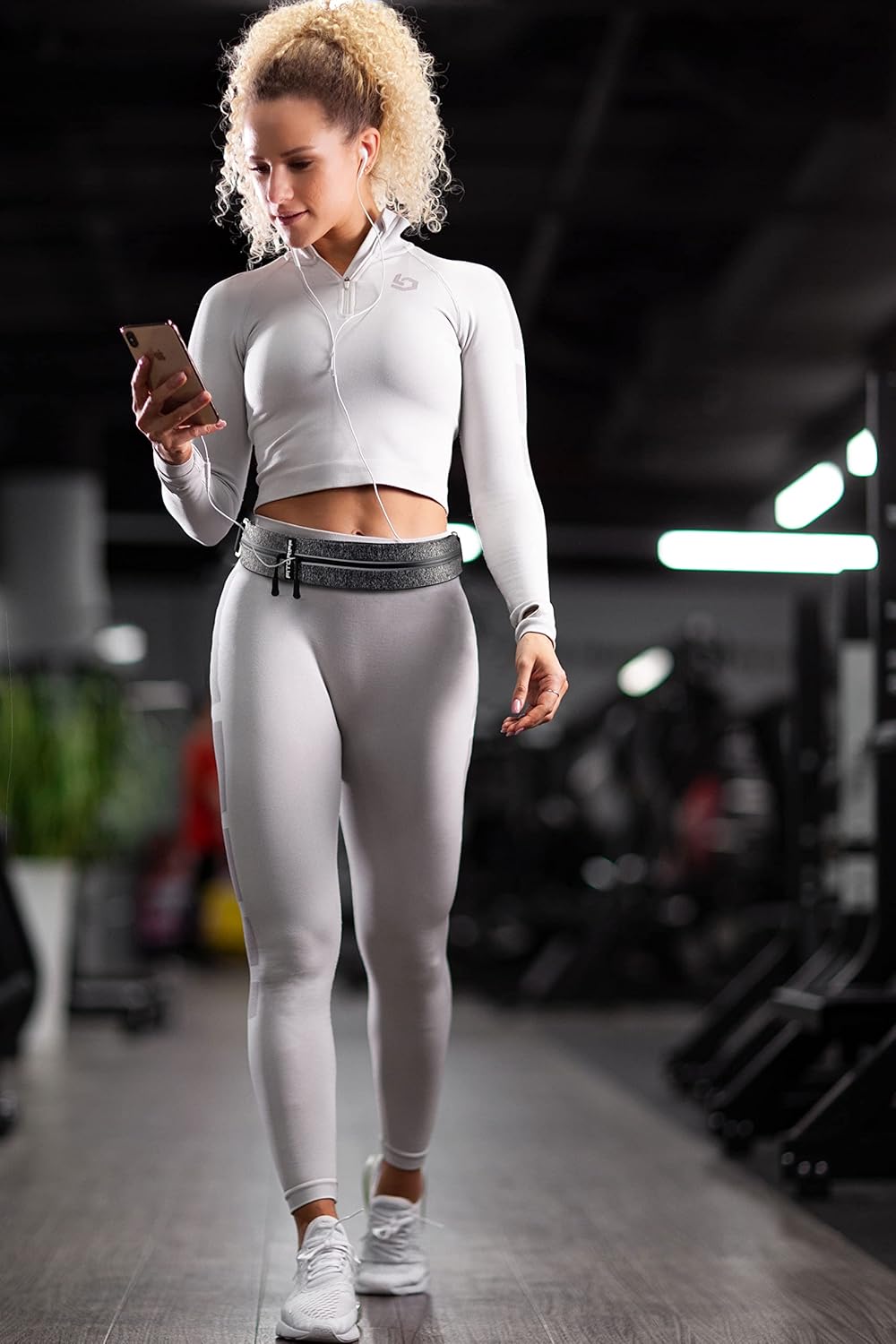 Cinturón de correr para hombres y mujeres, bolsa segura para correr, para teléfono, llaves y artículos esenciales, para todos los teléfonos