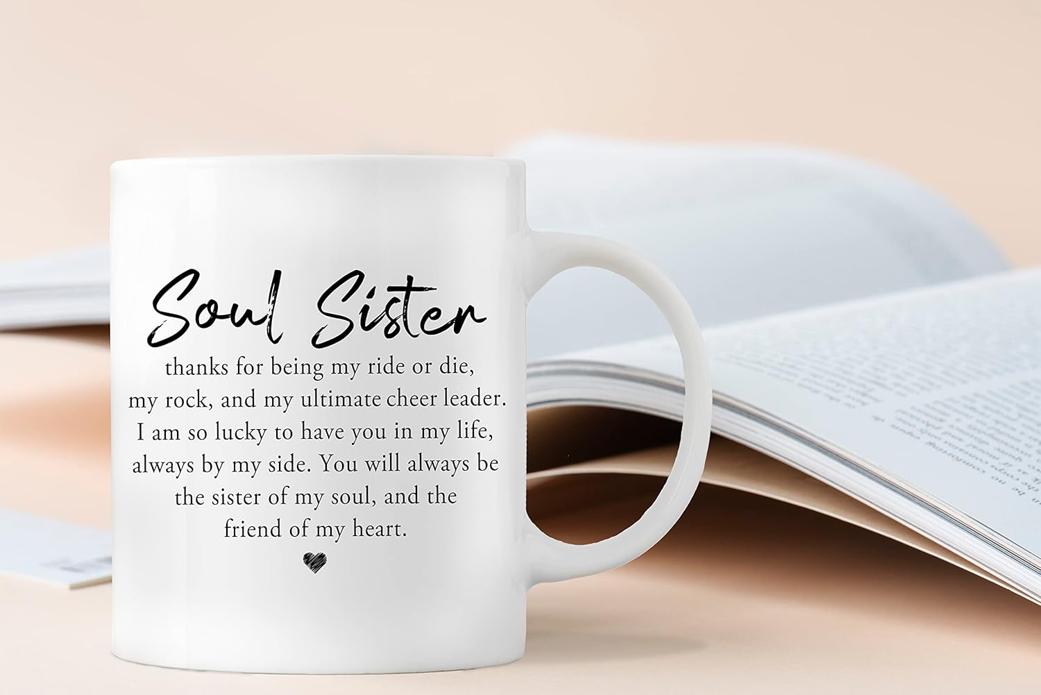 Taza de café con definición de hermana del alma, mejor amiga, mejor amiga, mejor amiga, hermana del alma, regalos para mujeres y niñas, regalo