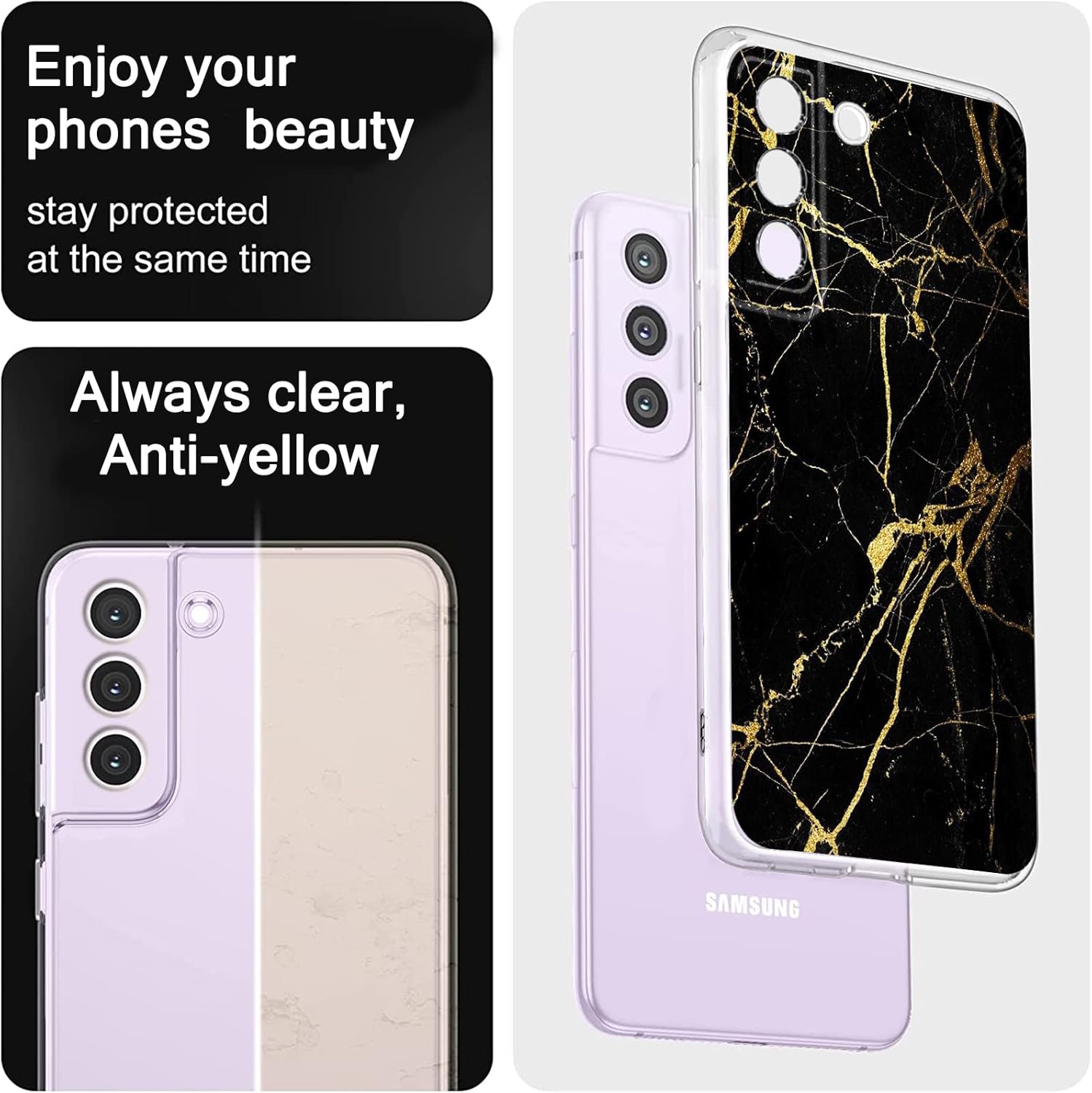 Bonita funda para Samsung Galaxy S21 FE 5G para hombres, niños y mujeres, funda protectora de silicona TPU suave flexible compatible con Samsung