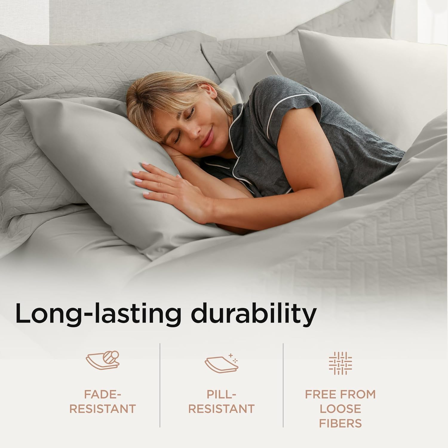 Threadmill Home Linen Bedding – Juego de sábanas de 800 hilos, 100 % algodón de fibras extralargas, juego de cama de lujo, 4 piezas, tejido de satén