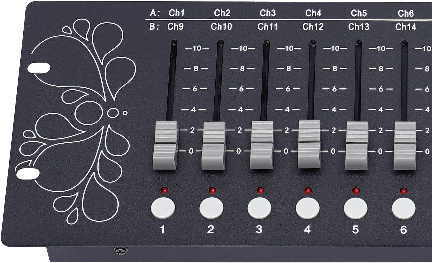 Controlador DMX, consola DMX de 192 canales, programa de controlador de iluminación de escenario, consola de luz fácil para iluminación de escenario