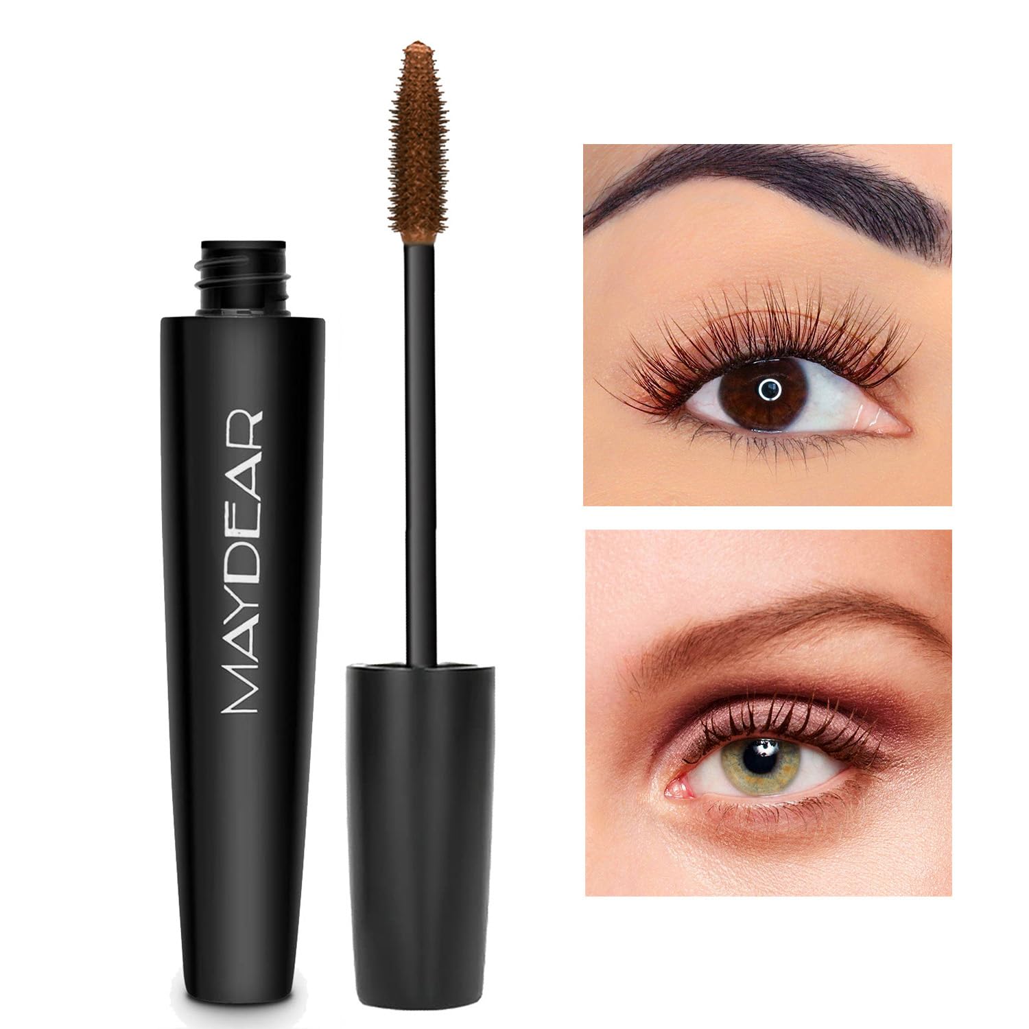 Maydear Máscara de pestañas de color impermeable para pestañas, juego de máscara de pestañas de 6 colores de larga duración, profesional, colorida,