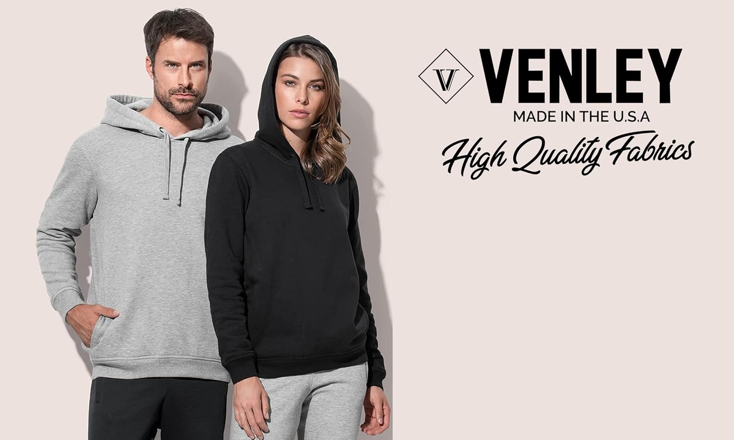 Venley NCAA University – Sudaderas con capucha para hombre y mujer