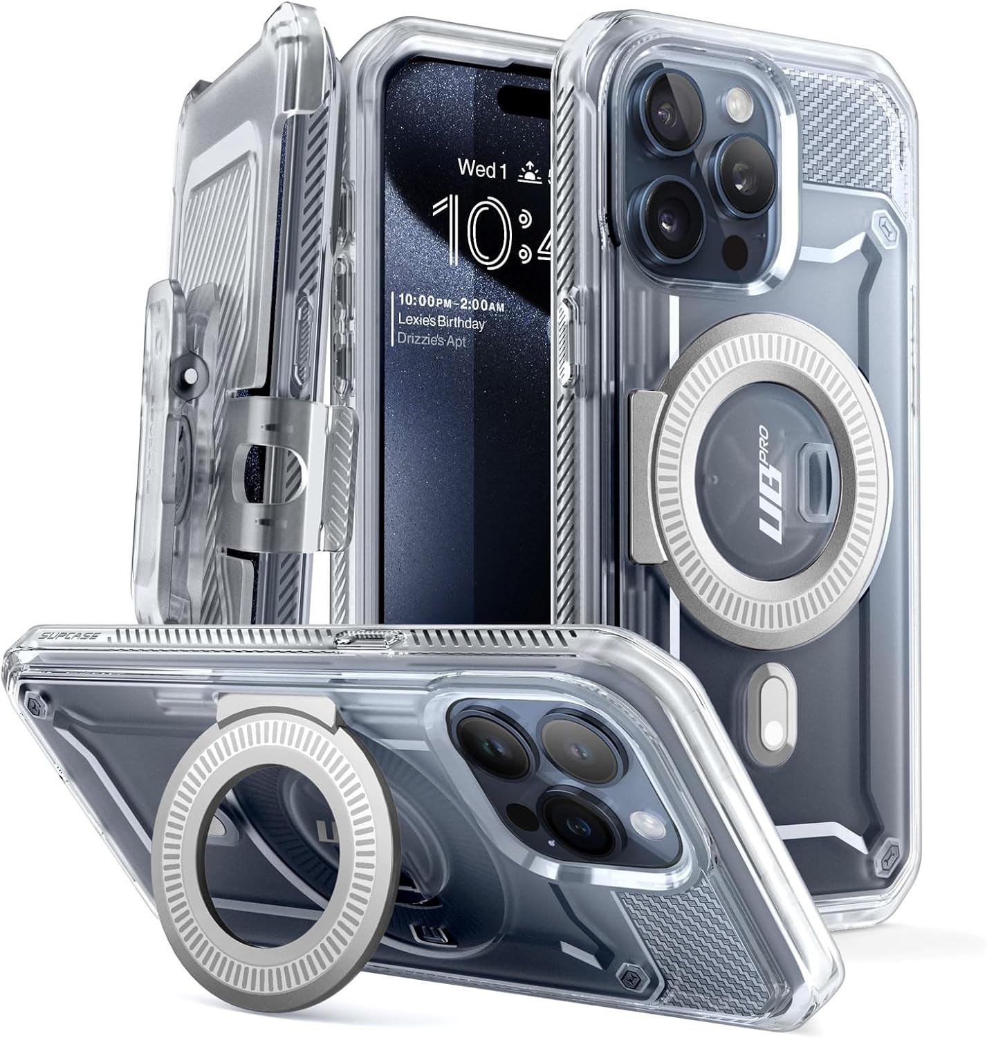 SUPCASE Unicorn Beetle Pro Mag – Funda para iPhone 15 Pro Max de 6.7 pulgadas, compatible con MagSafe de cuerpo completo, funda resistente con