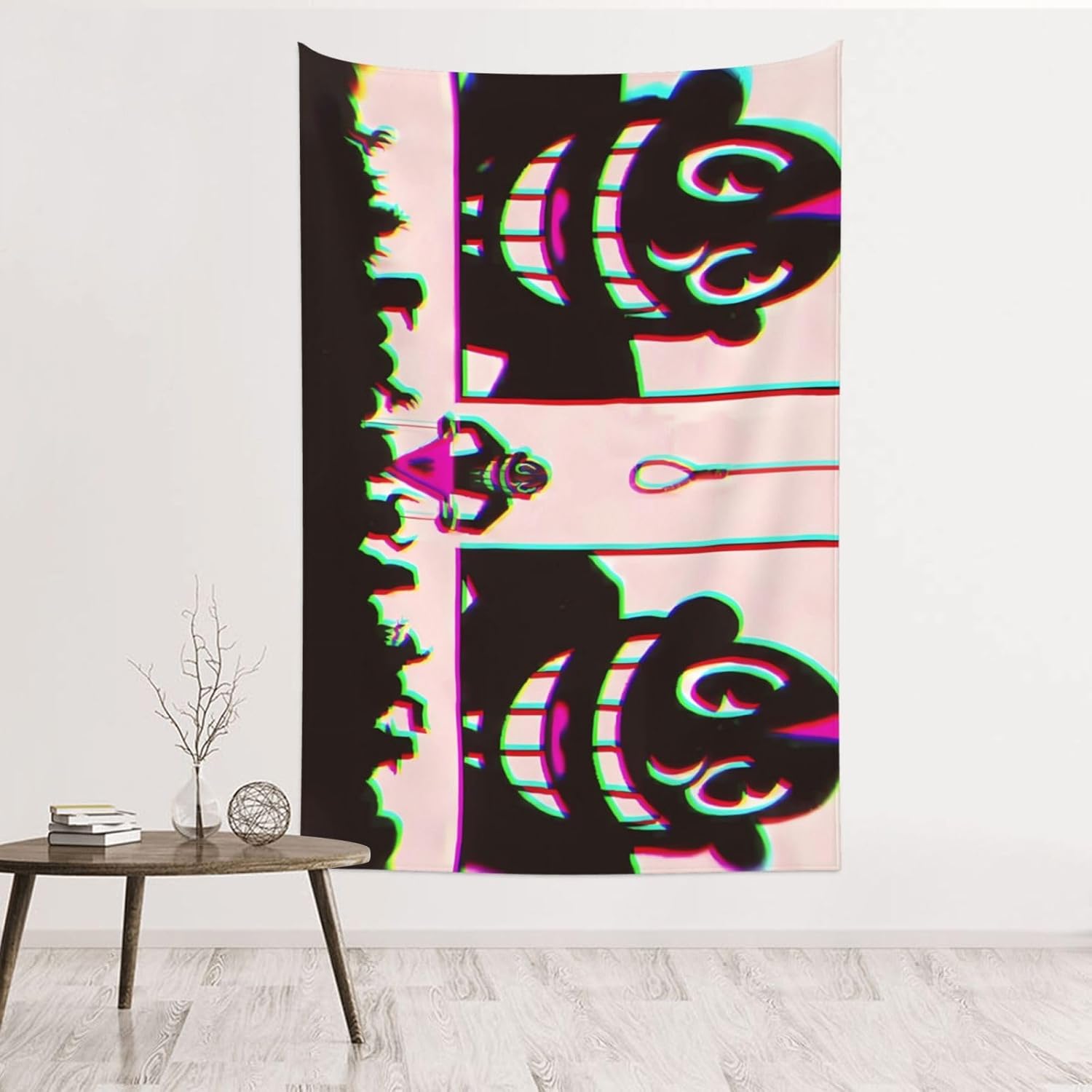 Lil Music Darkie – Tapiz de franela para dormitorio, sala de estar, arte para el hogar, decoración suave para colgar en la pared, 60 x 40 pulgadas
