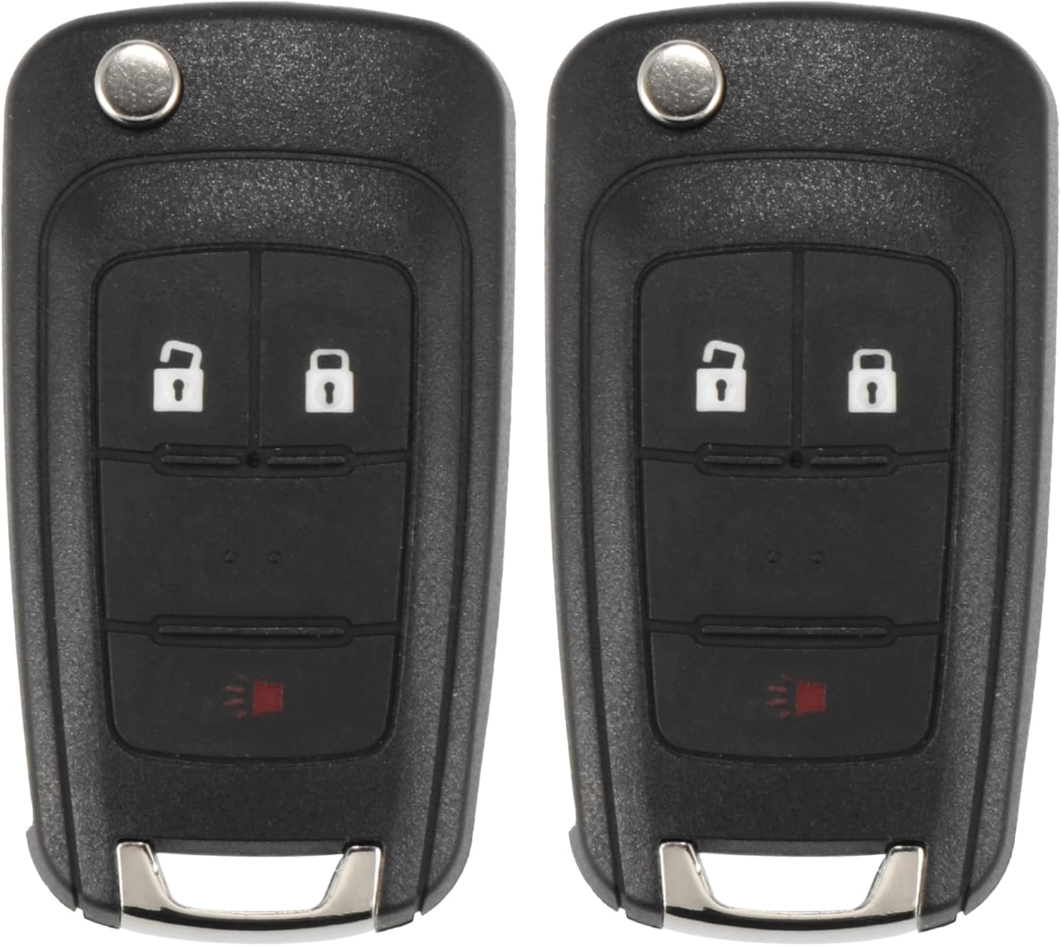 X AUTOHAUX 2 unids 315MHz OHT01060512 Reemplazo inteligente de proximidad Inserto de proximidad sin llave llavero remoto para Chevy Equinox