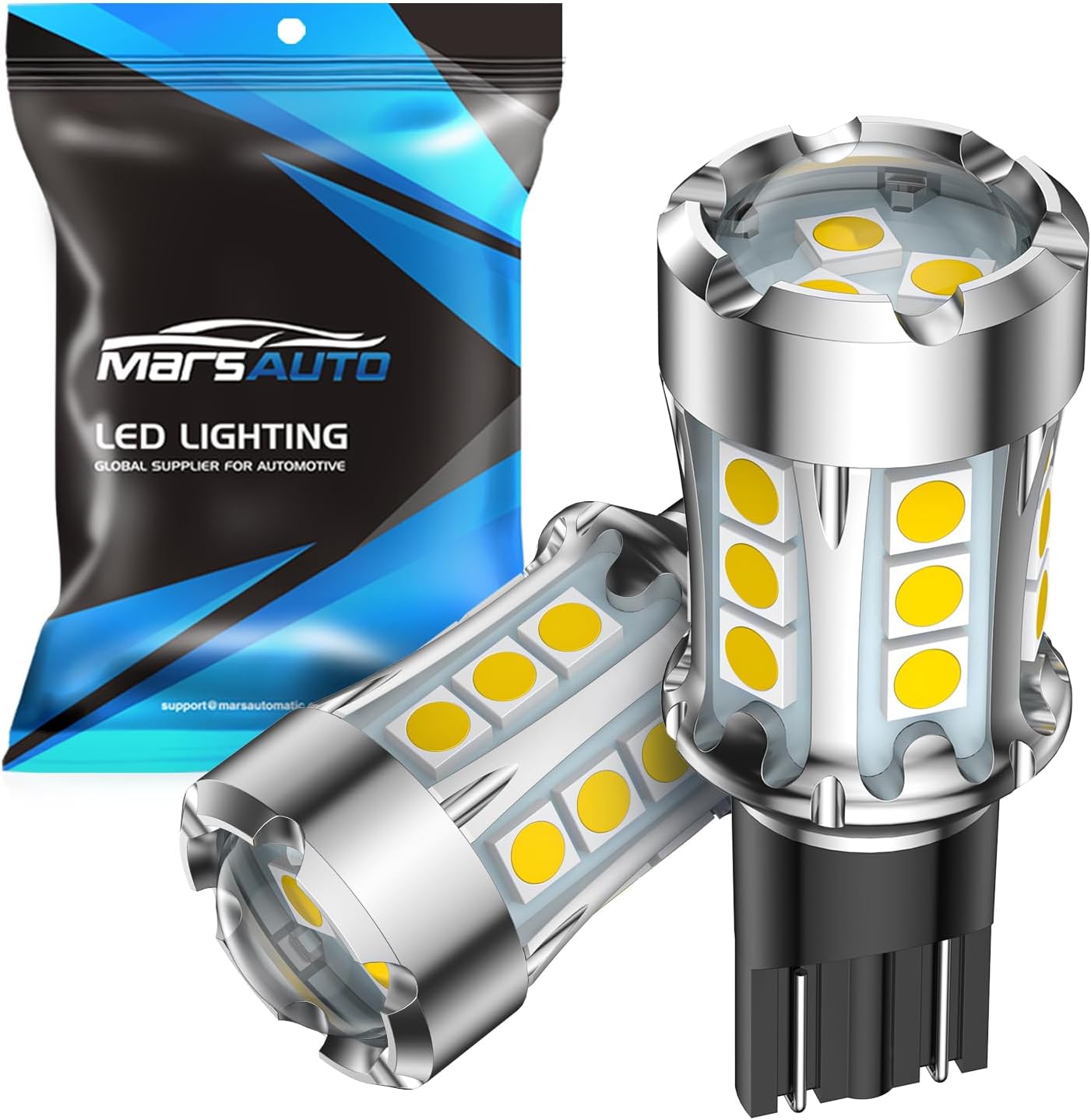 Marsauto Bombillas LED 921 912 de actualización 2024, T15 para luz de respaldo inversa, W16W 906 904 902 922 bombilla de carga para camión, 2800