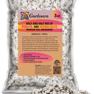 Logra el máximo equilibrio de humedad con la mezcla de vermiculita Gardenera Perlita, perfecta para propagación y control de humedad, 3 cuartos de Logra el máximo equilibrio de humedad con la mezcla de vermiculita Gardenera Perlita, perfecta para propagación y control de humedad, 3 cuartos de
