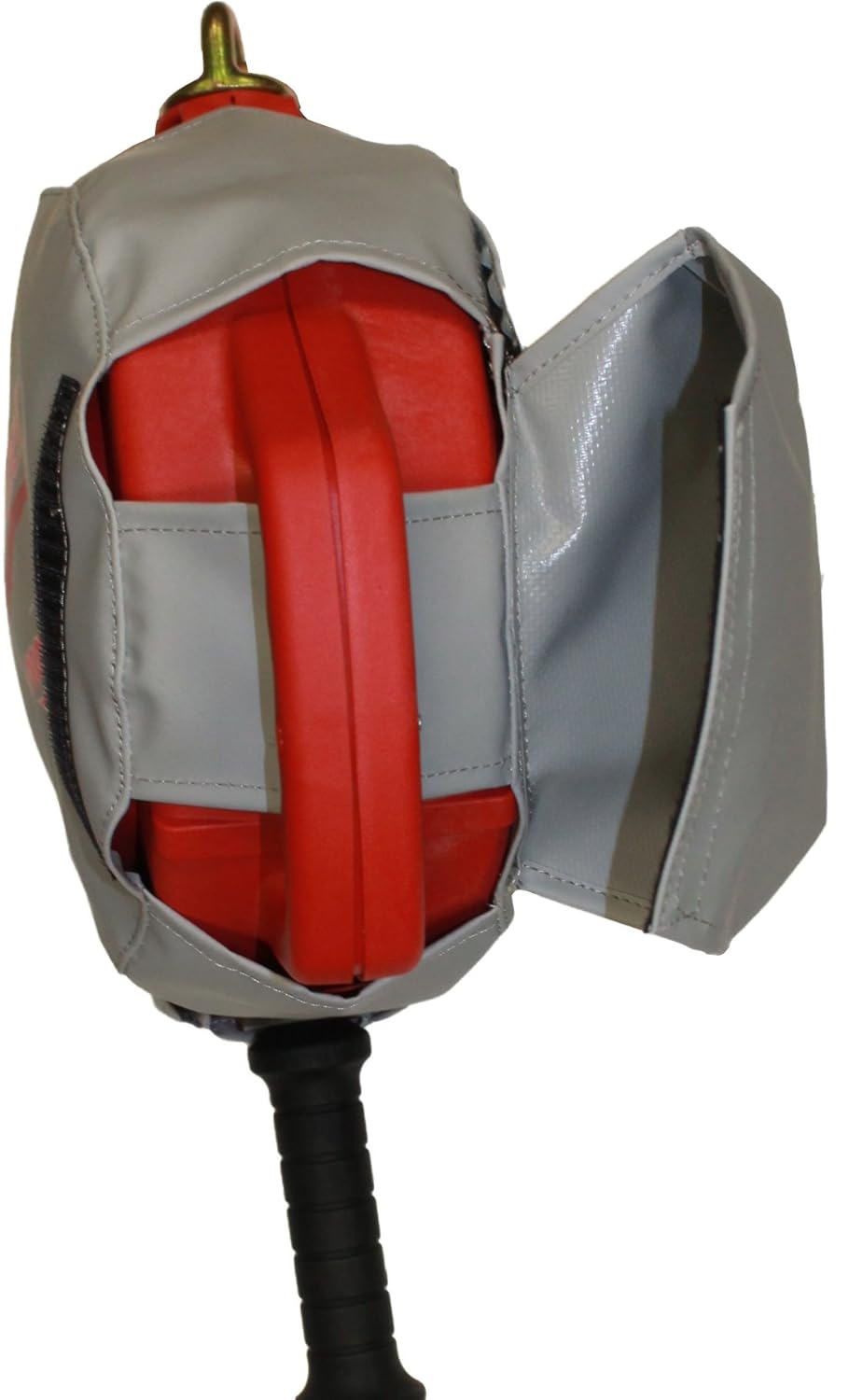 3M Protecta Rebel 3590501 Línea de vida autorretráctil, cable de acero inoxidable de 33 pies, carcasa termoplástica, mosquetón, capacidad de 420