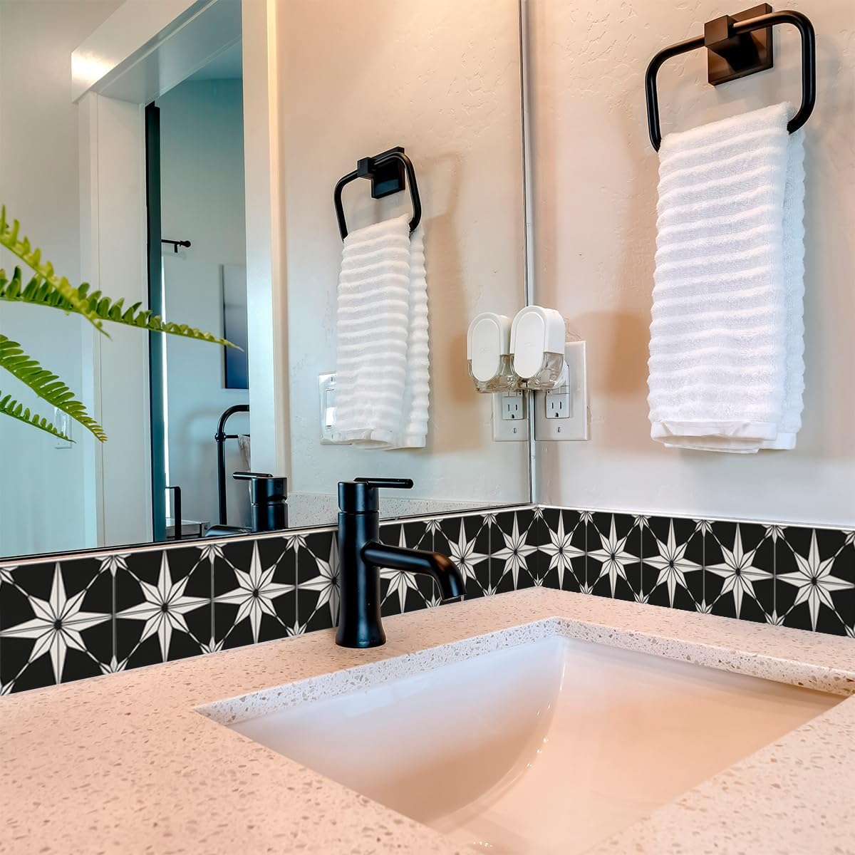 Mi Alma Calcomanías para azulejos de despegar y pegar, calcomanías para azulejos en muro, calcomanías para azulejos para decoración del hogar,