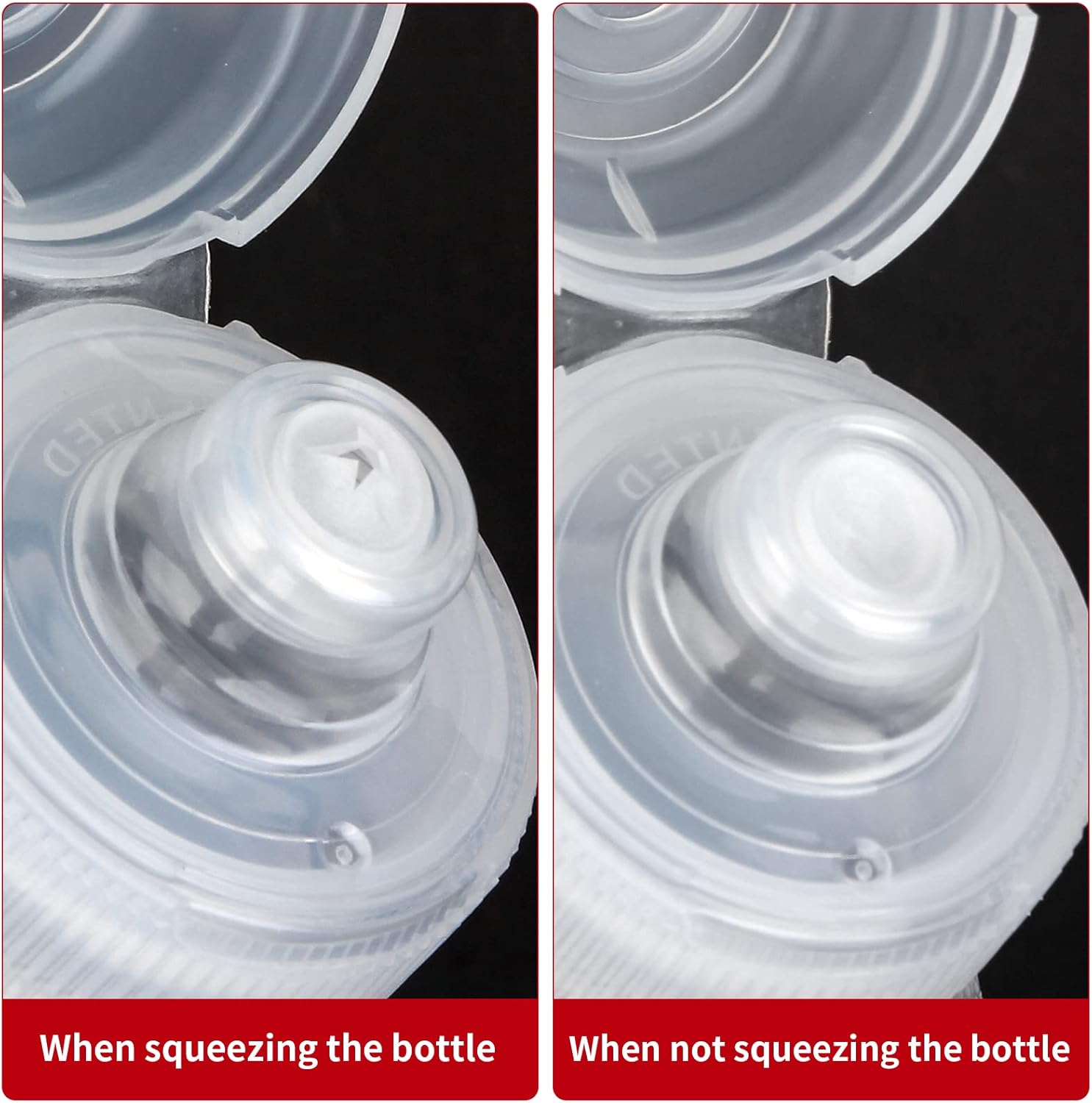 Botellas exprimibles para condimentos, sin BPA, botellas exprimibles para salsas, dispensador de aceite de oliva, botellas de salsa de tomate