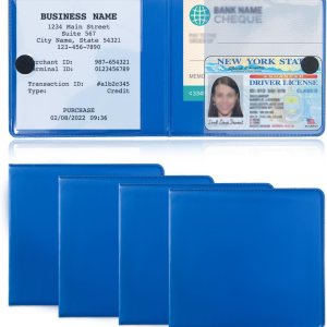 Paquete de 4 soportes de seguro de registro de automóvil, organizador esencial de guanteras de tarjetas de automóvil, accesorios interiores de Paquete de 4 soportes de seguro de registro de automóvil, organizador esencial de guanteras de tarjetas de automóvil, accesorios interiores de