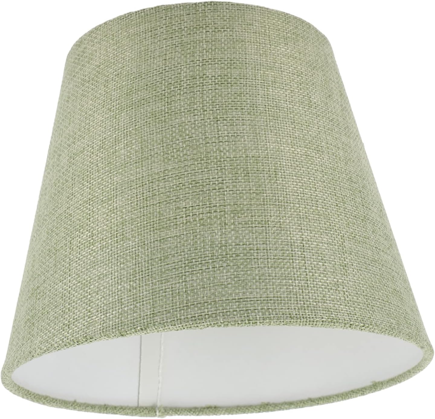 DOITOOL Pantalla de tela Lámpara colgante verde Lámpara colgante de ratán Lámpara de pie Cubierta de lámpara de mesa Lámpara de sombra Anillo de
