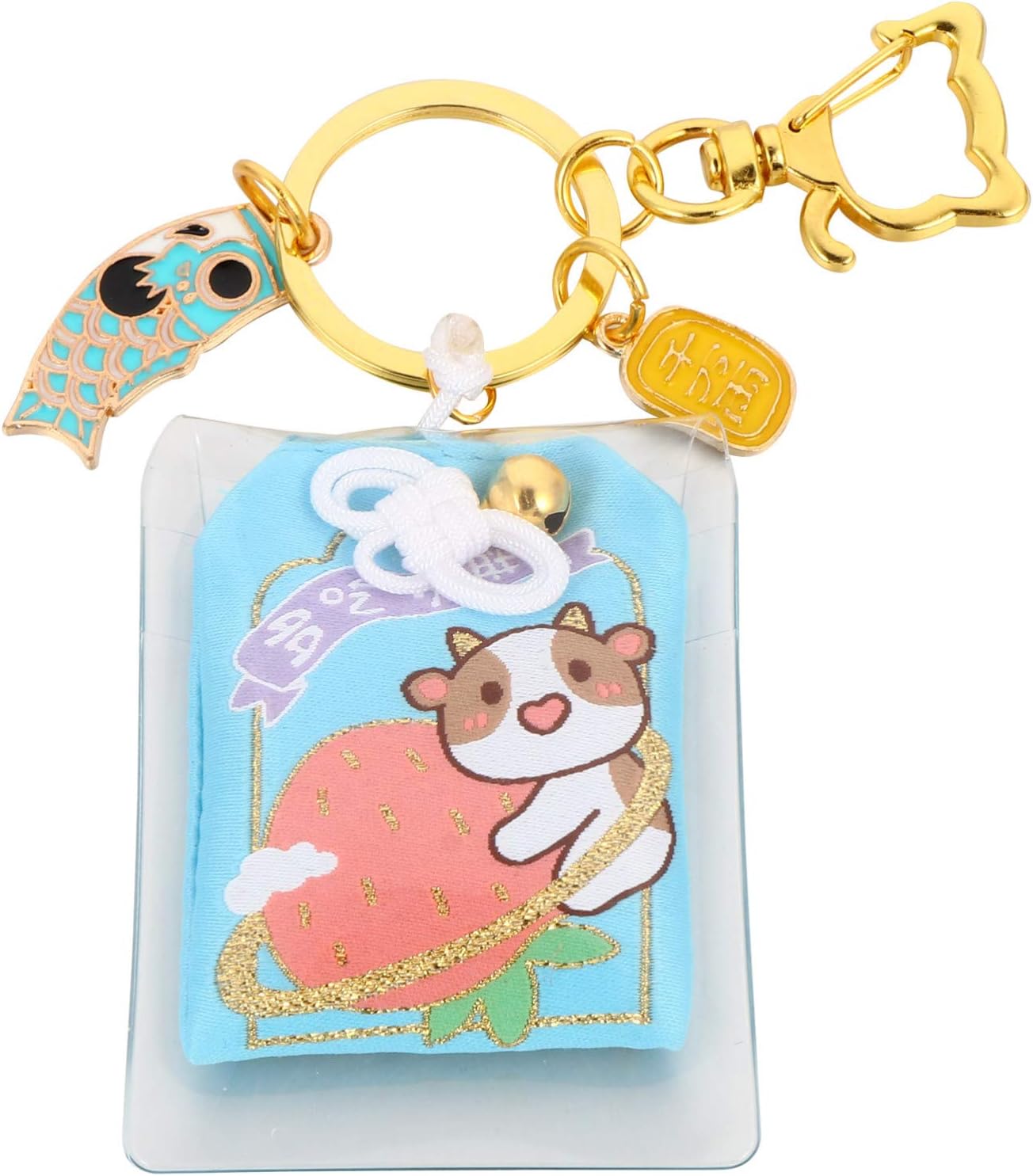 SOIMISS 2 dijes japoneses de Omamori de buena suerte, amuleto japonés, amamori de buena suerte, santuario japonés de la suerte