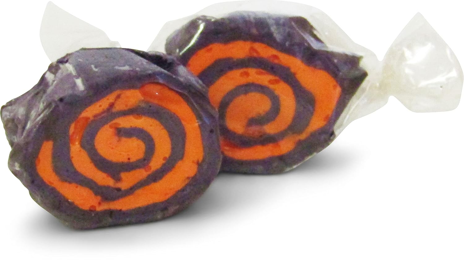 It’s Delish – Caramelos masticables de crema negra y naranja para Halloween, bolsa a granel de 4 onzas, envuelto individualmente, suave y gourmet –