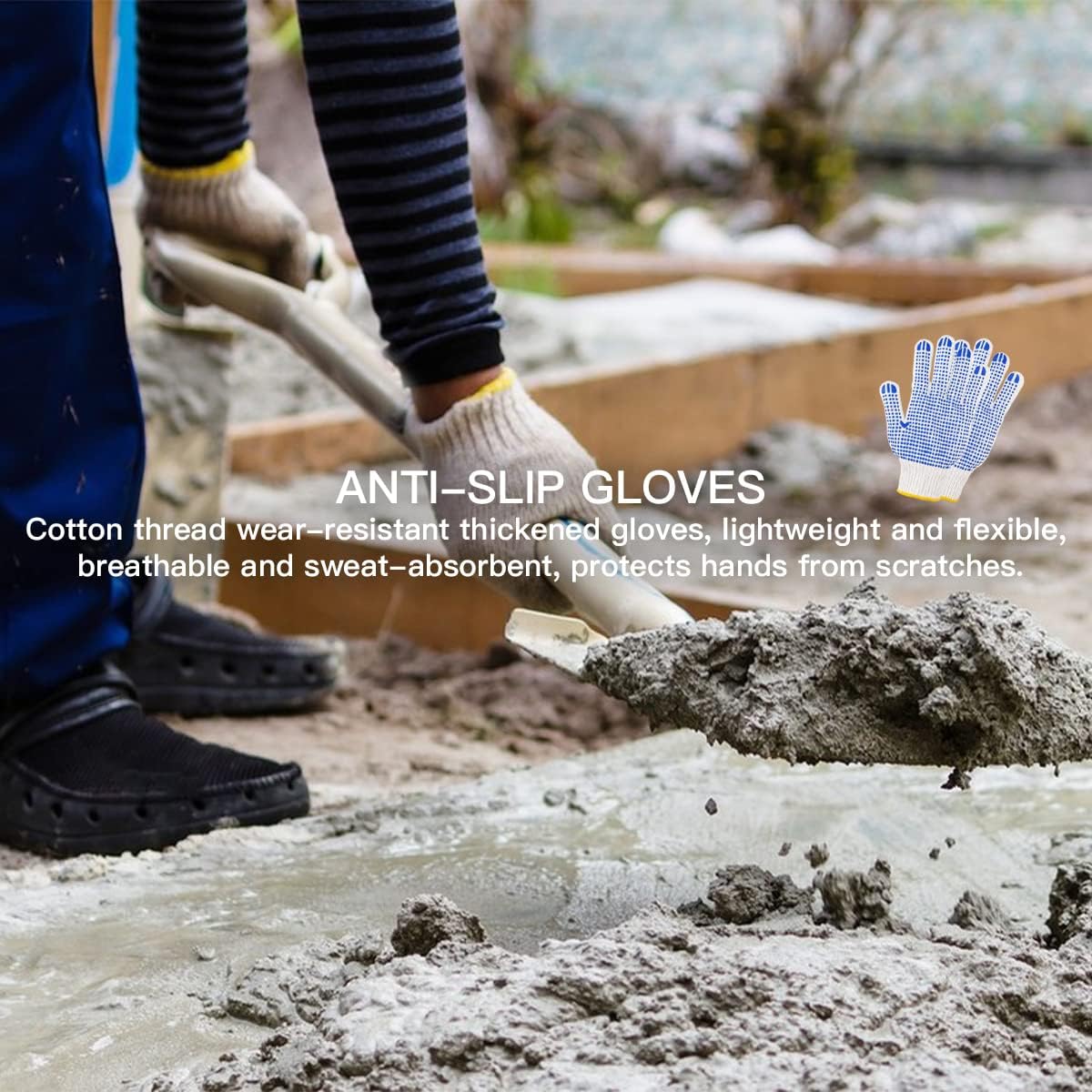 Guantes antimordeduras para animales pequeños, azul, unisex, 13cm5in