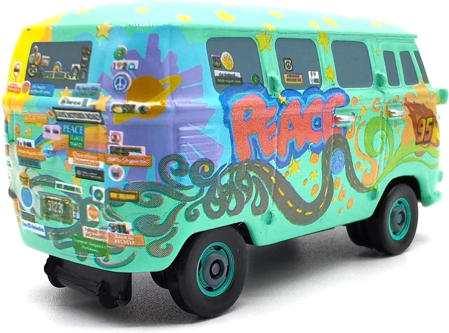 Juguete de coche de película Fillmore escala 155 Die-Casting Car Metal Alloy Boy Kid Toy