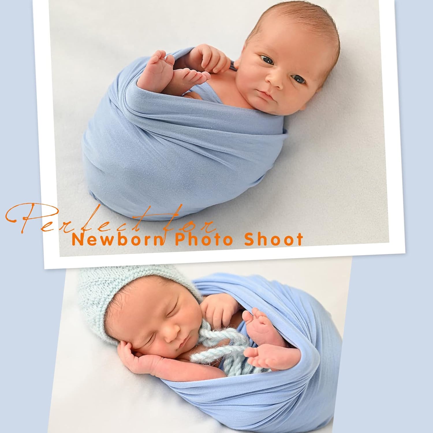 Envoltura para posar recién nacido, accesorios de fotografía para recién nacidos, manta de punto elástico suave hecha a mano para sesión de fotos de