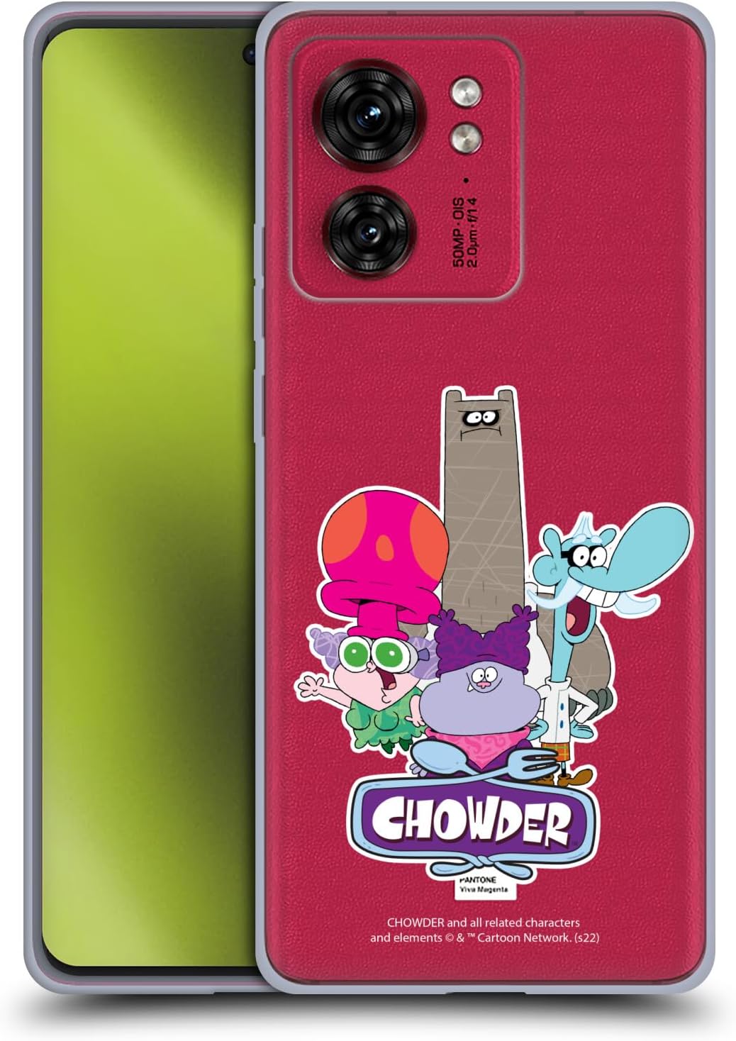 Head Case Designs Officially Licensed Chowder Animated Series Character Art Graphics Soft Gel Case Compatible with Motorola Moto Edge 40