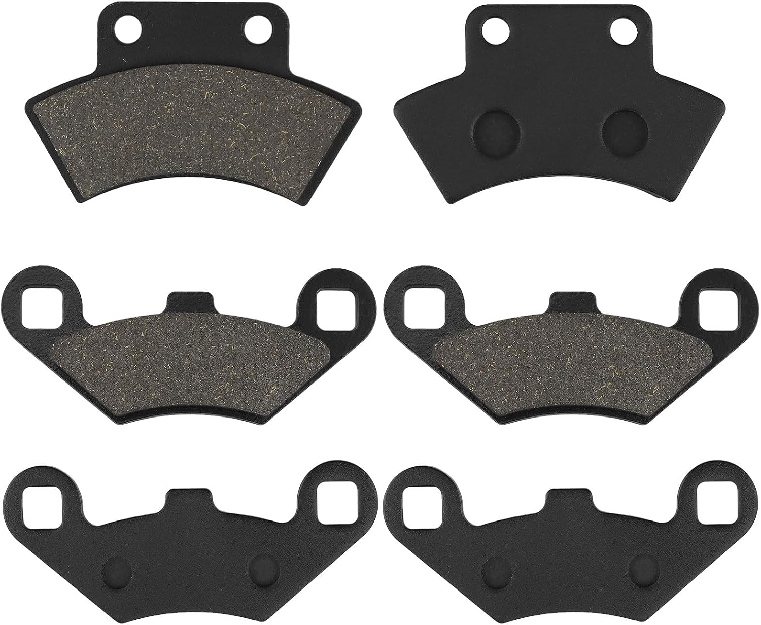 Sollon Pastillas de freno delanteras y traseras para Polaris Sportsman 500 400 350 Xplorer 300 400 500 Big Boss 250 300 350 400 500 Scrambler 400L