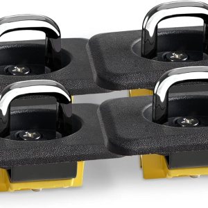 Anclajes de amarre retráctiles para pared lateral de caja de camioneta compatibles con F150 1998-2014, Ford Super Duty 1998-2016, Chevrolet Anclajes de amarre retráctiles para pared lateral de caja de camioneta compatibles con F150 1998-2014, Ford Super Duty 1998-2016, Chevrolet