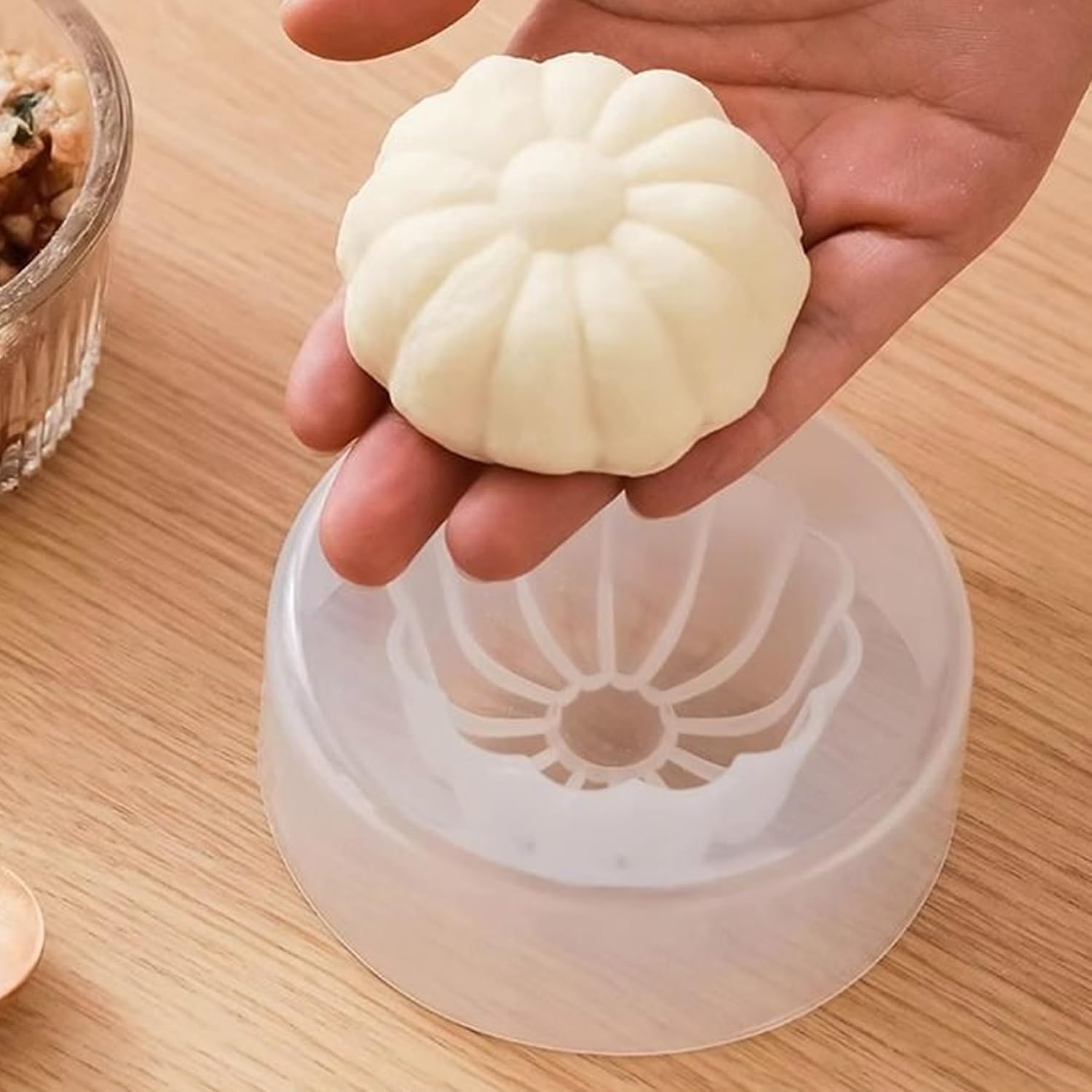 10 piezas de Baozi hechas a mano, estilo chino, antiadherente, relleno al vapor, molde para hacer bollos hechos a mano para hacer bollos para el