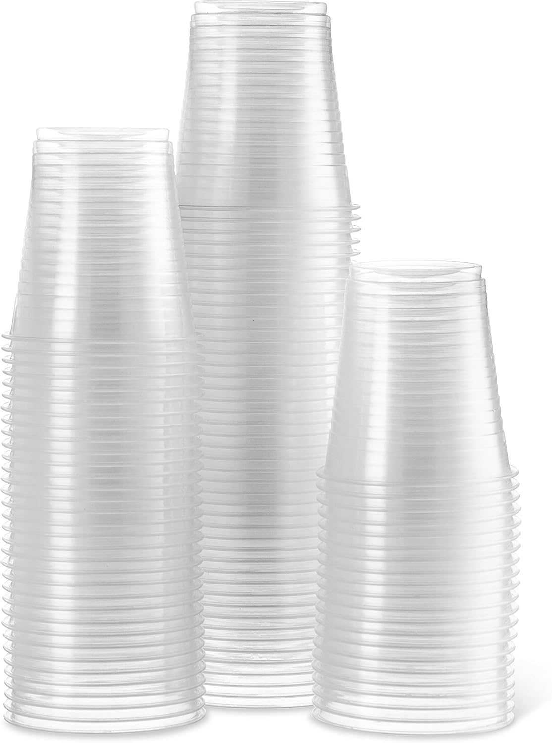 Plastimade 400 unidades Vasos desechables de plástico transparente de 5 onzas para el hogar, oficina, boda, eventos, fiestas, comida para llevar,