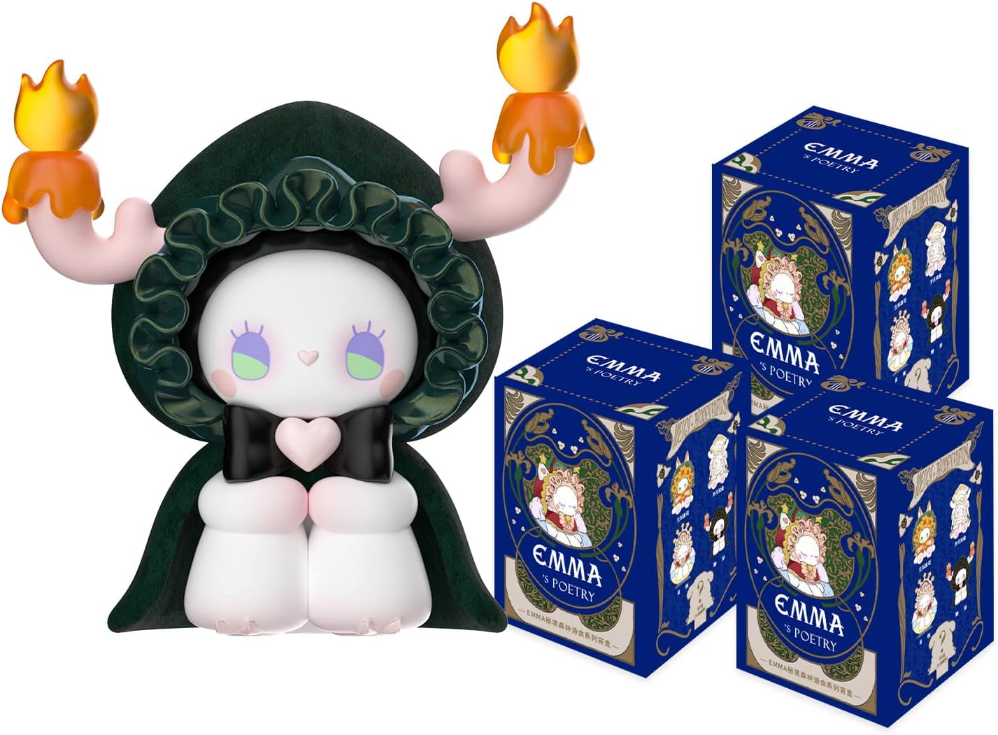 Studio Emma Secret Forest Poem Party Series – Caja ciega de 3 piezas, colección aleatoria, caja misteriosa, juguetes, lindas figuras de caja ciega