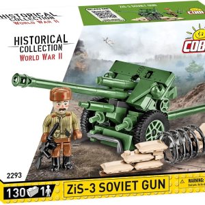COBI Colección Histórica Pistola Soviética ZiS-3 de la Segunda Guerra Mundial COBI Colección Histórica Pistola Soviética ZiS-3 de la Segunda Guerra Mundial
