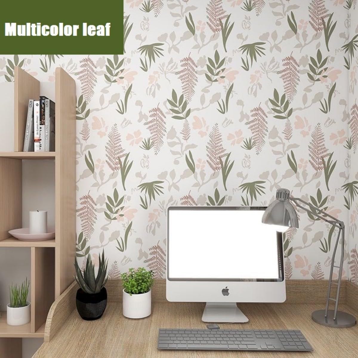 Revestimiento de cajón con diseño floral rosa para despegar y pegar, papel tapiz autoadhesivo de vinilo extraíble, decorativo, para estantes,