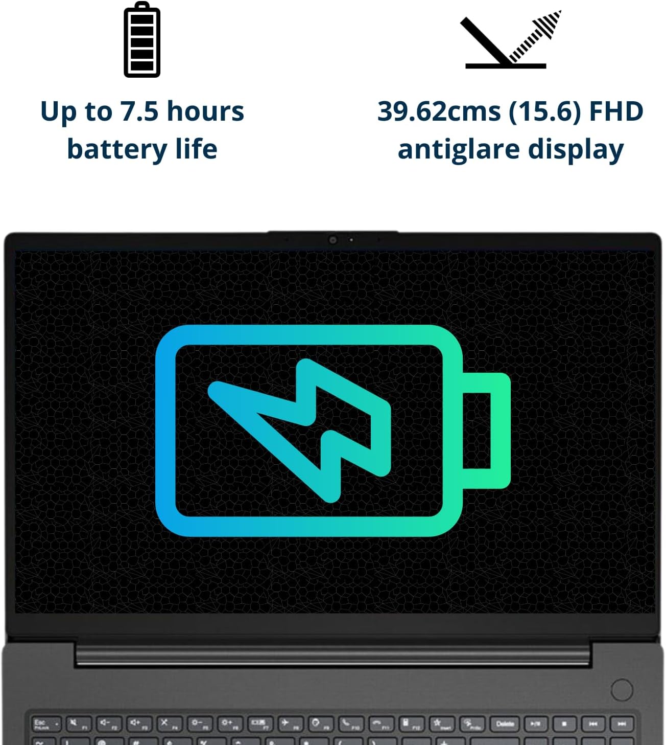 Lenovo Computadora portátil V15, pantalla FHD de 15.6 pulgadas, procesador AMD Ryzen 5 5500U Hexa-core (Beat Intel i7-1065G7), 16 GB de RAM, 1 TB