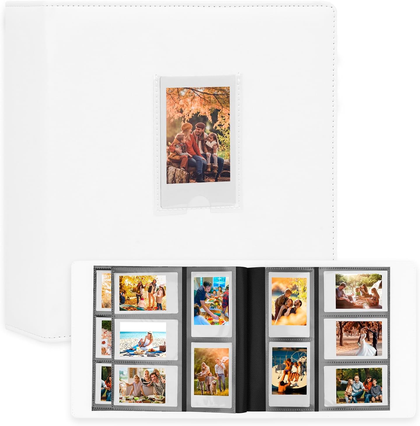 Álbum de fotos de 360 bolsillos para cámara instantánea Fujifilm Instax MiniPolaroid, para cámara instantánea Fujifilm Instax Mini 11, 12, 9, 40,