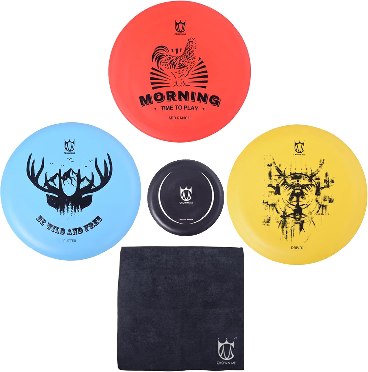 Juego de discos de golf con juego de 3 discos