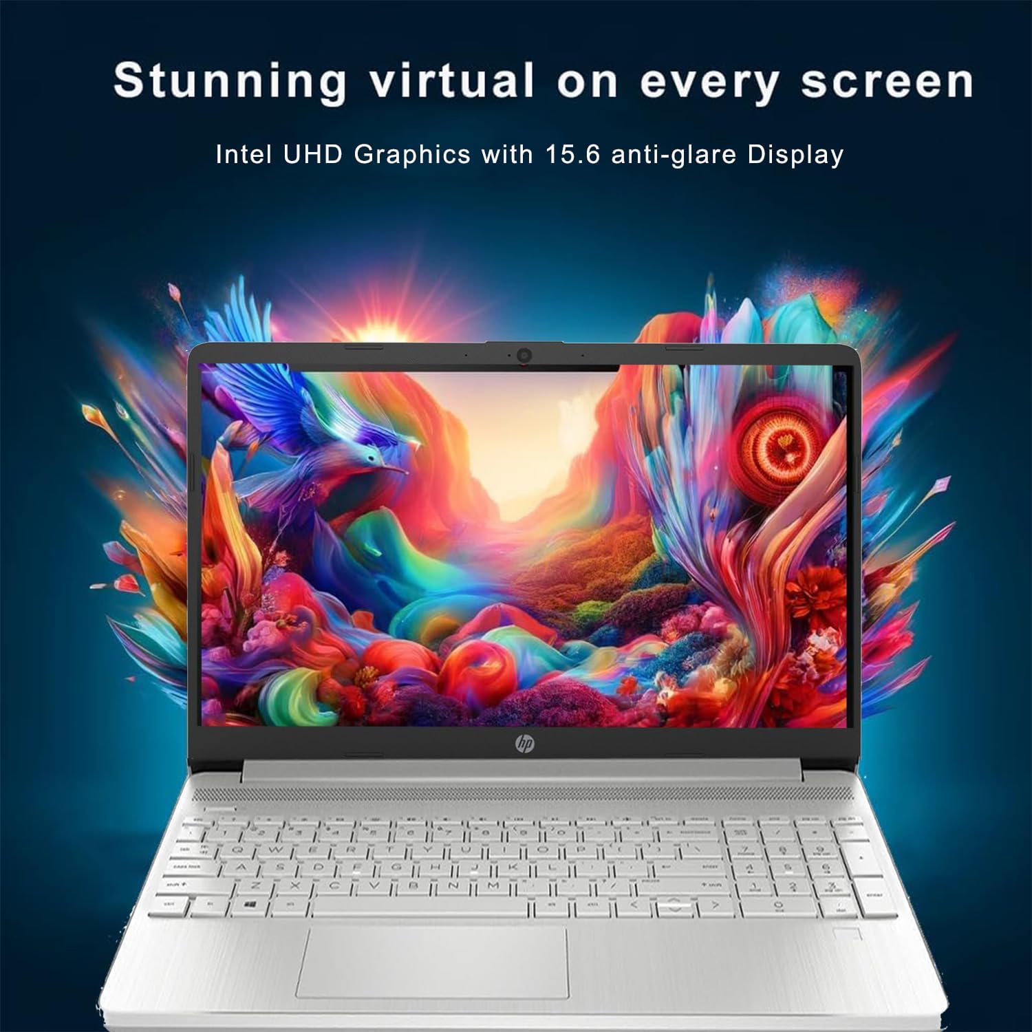 HP Newest Laptop, 15.6″ FHD (1920×1080) Display, Core i3-1215U 6-Core Processor, 8GB RAM, 512GB PCIe SSD, Fingerprint Reader, SD Card Reader, Thin &