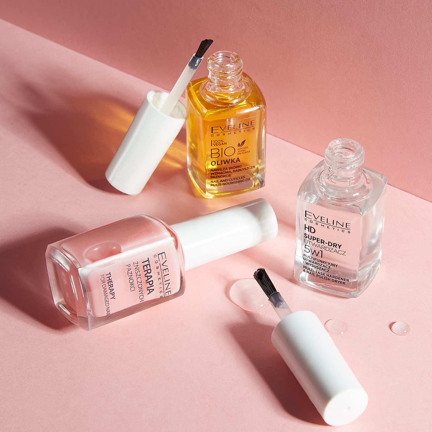 Eveline Cosmetics Tratamiento de uñas de oliva orgánico 0.4 fl oz